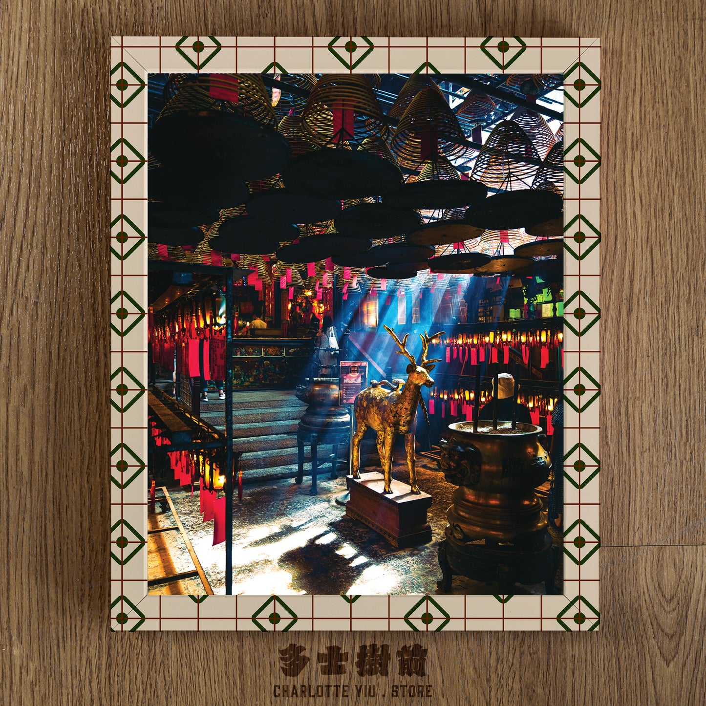 Hong Kong Man Mo Temple Photography Print