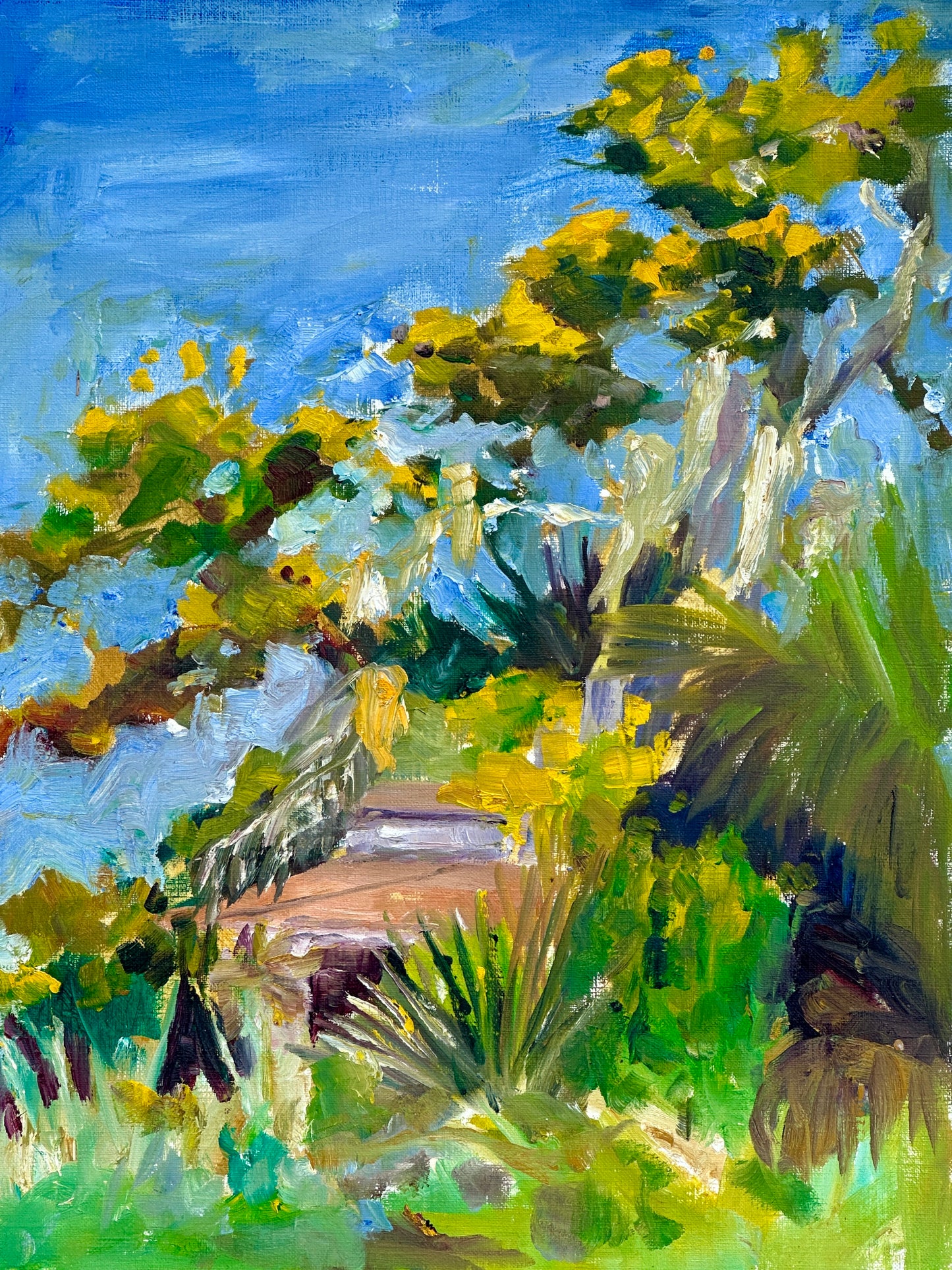 Florida Landscape - Original Oil Painting