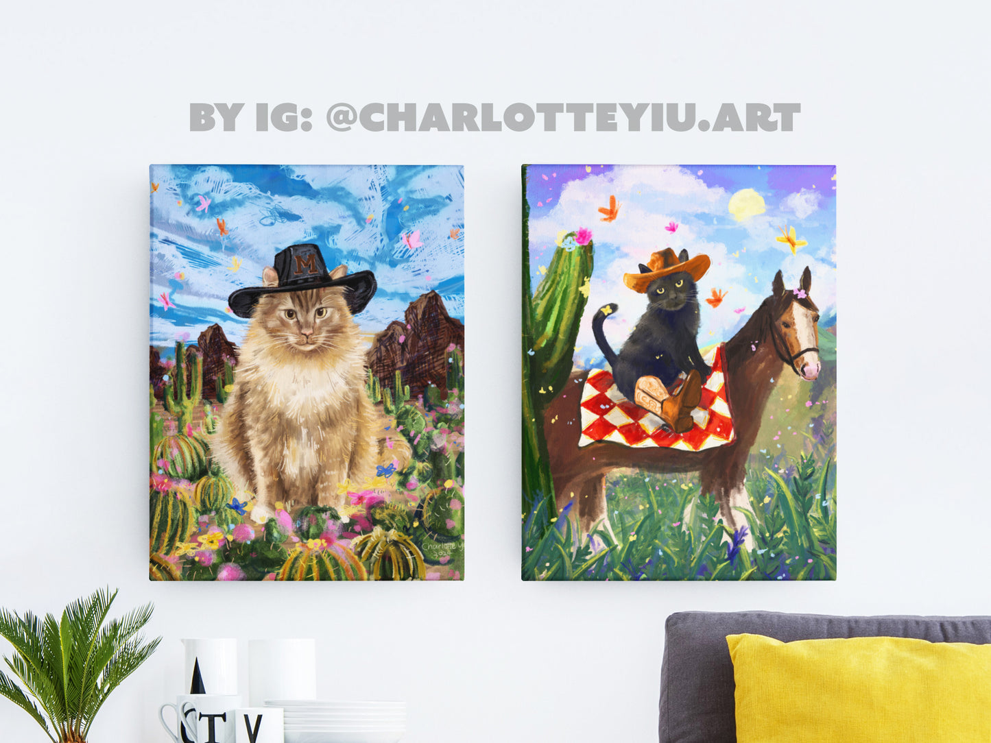 Custom Pet Portrait Painting