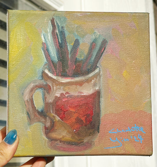 Mug Still Life Original Oil Painting