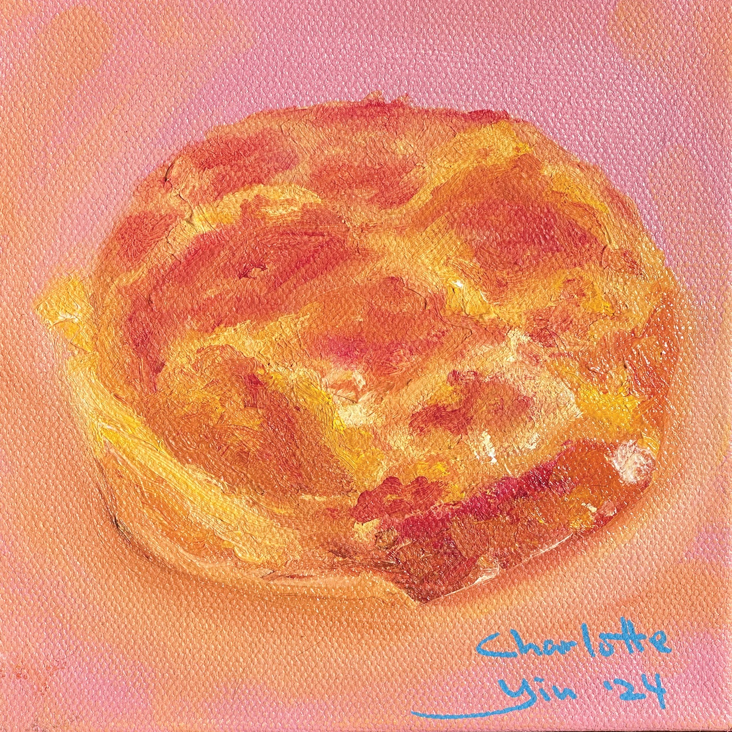 Pineapple Bun 菠蘿包 005 - Original Oil Painting