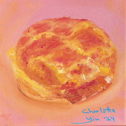 Pineapple Bun 菠蘿包 005 - Original Oil Painting